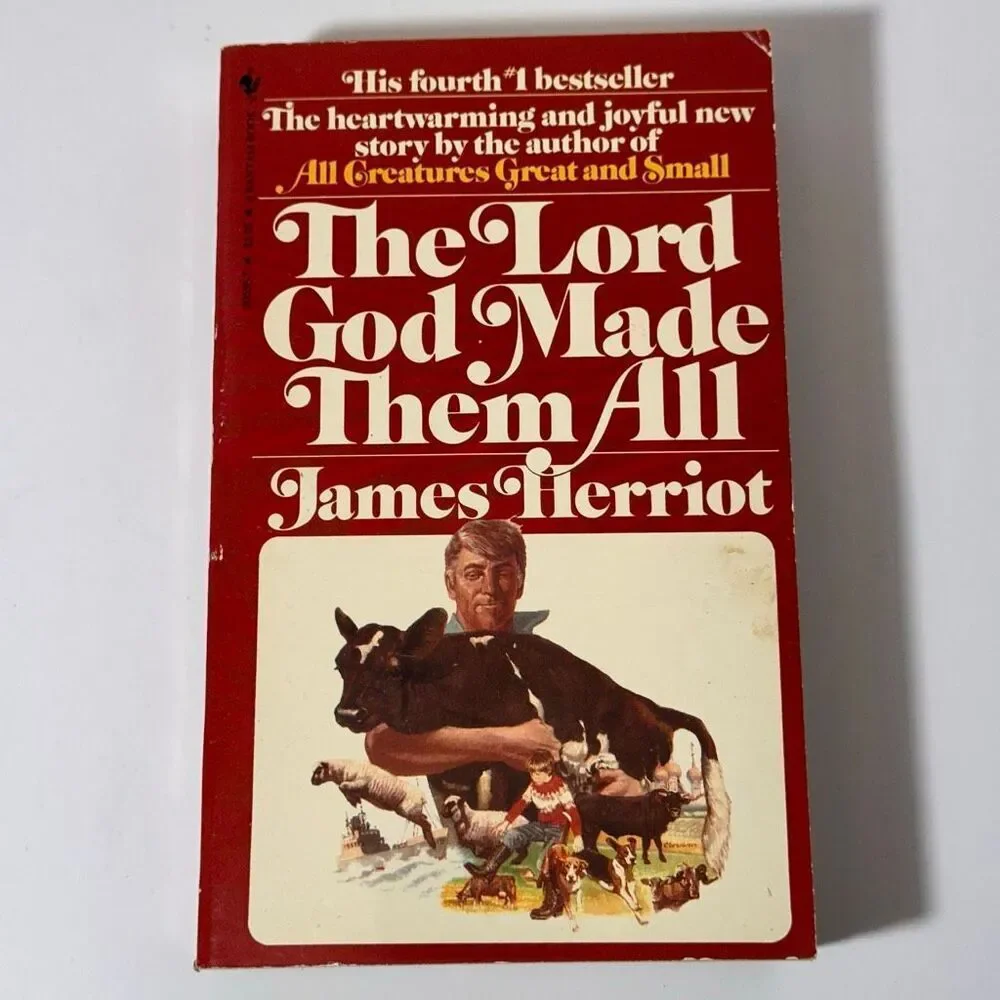 Vintage All Four Lovable Bestsellers by James Herriot Collection Of Books Set